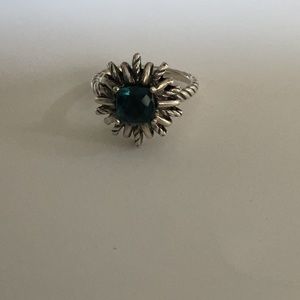 Gorgeous Starburst David Yurman, with beautiful purplish dark blue topaz